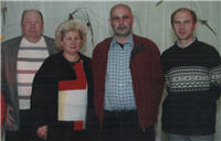 Владимир и Надежда Амосовы с Лотар Байером и Анатолием Соколовым.